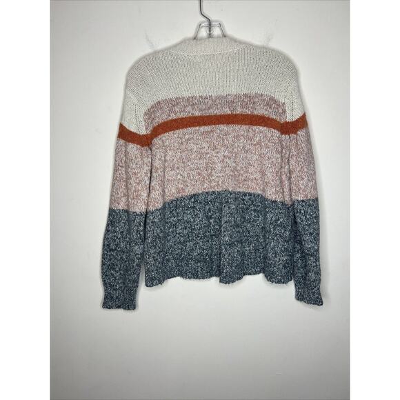 Lou & Grey For Loft Women’s Color Block Sweater Size Medium Chunky Pullover - Picture 4 of 5
